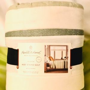 HeartH and Hand with Magnolia Kid's Striped Quilt